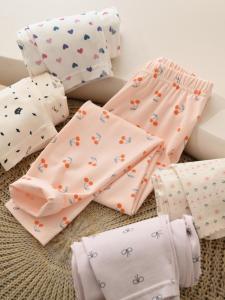Autumn Winter Modal Cotton Trousers for Girls Childrens Base Layer Pants Warm Comfortable Underwear by Shui Mu Liang Pin