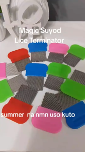 O-New 12pcs Lice Terminator Removes Dandruff Hair Comb Magic Suyod