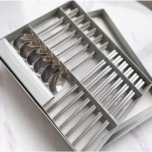 sét đũa thìa inox 304 chống gỉ sét an toàn khi sử dụng
