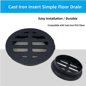 TEKANAI | Rat-proof Drain Grate Cast Iron Insert-type