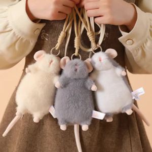 Cute Fancy Rat Plush Toys Soft Stuffed Animal Doll Plush Small Mouse about 20cm Pendant Keychain Funny Gifts