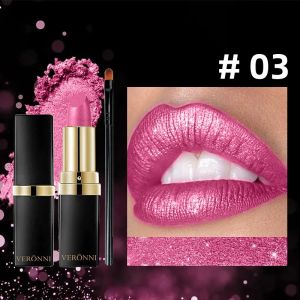 Bộ Son Môi Kim Cương Lấp Lánh Có Độ Pha Trộn Cao Long Lanh Kim Loại Son Bóng Lâu Trôi 10 Màu Bộ Mỹ Phẩm Trang Điểm Gợi Cảm