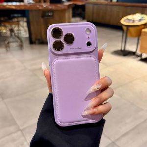 CHUANGYIWEI | Elegant Unique Large View Liquid-like Drop Protection Purple Phone Case