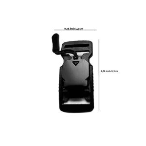 1PC Khóa Từ Tính Nhanh Chóng Tháo Khóa 20/25/32mm Hình Chữ Nhật Khóa Nhựa Cho Ba Lô Ngoài Trời Túi Đeo Dây Đeo Giày Phụ Kiện