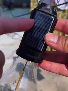 Best Seller SOLAR POWERED CAMPING LIGHT | ABS Waterproof and Wear-Resistant | 3-Speed Dimming | Intelligent Light Control | Solar Rechargeable Hooked Camping Light | Emergency Home Solar Light | Portable Waterproof LED Tent Lights | Compact and Convenient