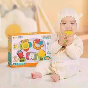 Auby | Baby Teether and Rattle Educational Toy