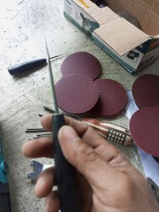 PENUSUK sol sepatu ujung runcing peralatan jahit sepatu