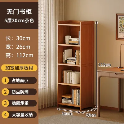 YONGJUE | Compact Corner Bookcase Shelf Storage Cabinet