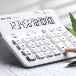 MEISITEKEKE | Accounting Calculator with Voice Large Business Solar Large Screen