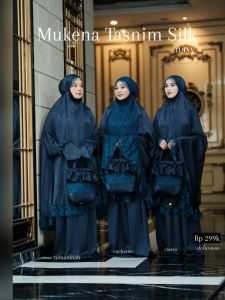 DALANOVA MUKENA TASNIM BAHAN SANTORINI LUXURY SILK PREMIUM MUKENA TERBARU