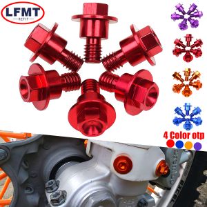 Motorcycle M6*12 Aluminum Screws Fork Guard Bolt for KTM FREERIDE SX SXF XC XCF EXC TRI EXCF XCW XCFW 85-530 2000-2025