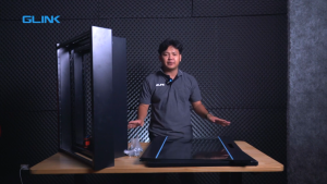 GLINK ตู้แร็ค 15U รุ่น GC15U มี 2 ขนาด 60CM / 80 CM ( สีดำ / สีขาว ) พร้อมถาด 1 ใบ พัดลม 1 ชุดในตัว