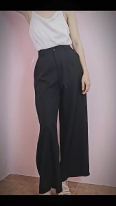 [QT01]Quần tây ông rộng lưng cao tôn dáng  ( cotton lạnh cao cấp) dễ phối đồ