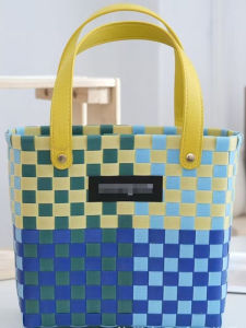 2025 New Handwoven Large Capacity Womens Shoulder Bag Casual Commuter Handbag Vacation Souvenir Single Strap Handbag