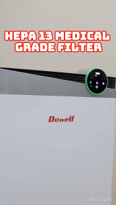 Dowell GoPure 60m² Air Purifier | 4-in-1 Air Purifier Humidifier UV & Ionizer | HEPA 13 | RAP-60