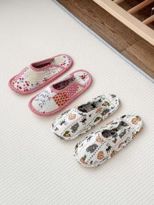 New Arrival Home Indoor Cloth Bottom Slippers Pure Cotton Closed Toe Climbing Pad Slippers All Year Round Mute Floor Couple Cotton Slippers