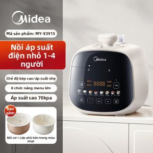 Midea | Nồi Áp Suất và Nấu Cơm Nhỏ Gọn cho 1-3 Người