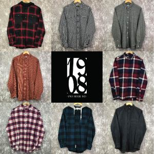 เสื้อเชิ้ตลายสก็อตมือสอง