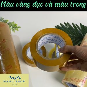Băng keo đóng hàng băng keo trong suốt và đục 200 yard (0.3kg/cuộn) Mamu shop M151