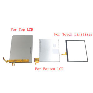 Replacement Top Upper & Bottom Lower Down LCD Screen For 3DS LCD with Touch Screen Digitizer Glass Display Touch Panel