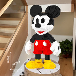 HANLIANG | Mickey Mouse & Minnie Intelligence Block Assembly Toy New