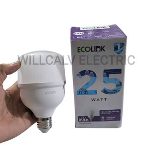 Ecolink lampu LED T Bulb force 25W 35W 45W putih 6500K cahaya super terang E27