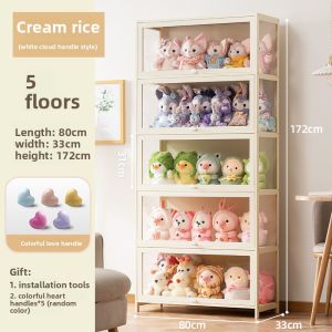 ZHUOLESHI | Acrylic-style Toy Display Cabinet Transparent