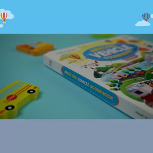 Amazing Vehicle Sound Book - Buku Bersuara 10 Macam Kendaraan - 100% Original