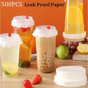 Sealing Paper Film Cup Tea Coffee Pads Milk Sealer Round Films Leakproof for Take Out Drinks 11.5cm