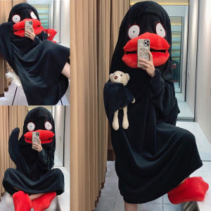 FS Elizabeth ชุดนอนเป็ด ชุดมาสคอต ชุดนอนเป็ด ผ้าหนานุ่ม ชุดคอสเพลย์ ชุดเป็ดอลิซาเบธ เป็ดอนิเมะ ชุดนุ่มนิ่ม