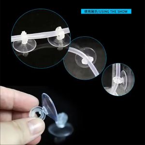 Cốc Hút Mềm Giữ Dây Sủi Oxy Chắc Chắn Mẫu Hút Khe Chân Hít Kính Giữ Ống Nước Ống Dẫn Khí Tiện Lợi Nhiều Kích Thước