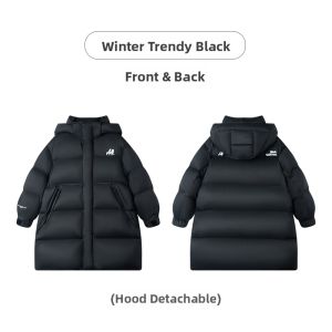 MUCMUKN | Double-Quilted 90% White Duck Down Long Down Jacket