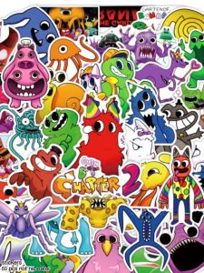 Miếng Dán Chống Thấm Nước Sáng Tạo Cho Trẻ Em Hộp Đựng Đồ Chơi Miếng Dán Điện Thoại Di Động Miếng Dán Cốc Nước Miếng Dán Vườn Chơi Game Cho Trẻ Em