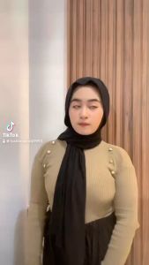 Kaos Wanita Rajut Lengan Panjang - Inner Wanita - Atasan Turtleneck Wanita Lengan Panjang Button