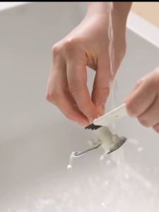 SHENAR Alat Cincang Bawang Penggiling Manual Blender Bawang/Daging/Mini Chopper Aesthetic/Penggiling Bawang Tarik Manual/Pajangan Daput Estetik