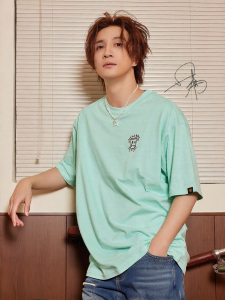 dangerouspeople | Short Sleeve Simple Loose Couple Plain T-Shirts