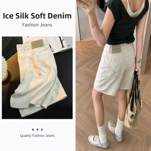 V.C.I | Summer Thin Loose Tencel Jean Shorts