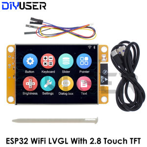 2.8 inch ESP32 LCD TFT Touch Screen Display Module 2.8" ESP-32 WIFI BLE Dual Core Development Board dispaly case