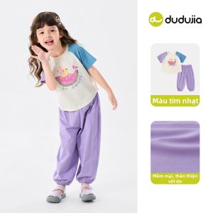 DUDUJIA | Bộ Áo T-shirt Tay Ngắn và Quần