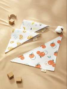 SHI YUE JIE JING | Cotton Baby Bib
