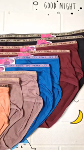 YASMINE01 - 3 PCS Celana Dalam/ CD Wanita FEMA 393 / CD Perempuan Multi Colour