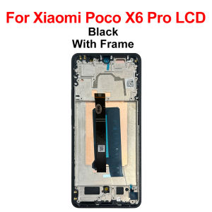 AMOLED For Xiaomi Poco X6 LCD Note 13 Pro 5G Display Touch Screen Digitizer Replace For Xiaomi POCO X6 Pro Display 2311DRK48G