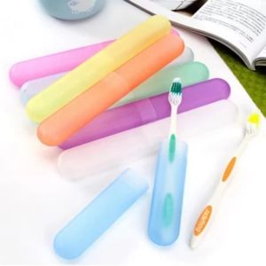 1pcs Portable Toothbrush Protect Holder Travel Camping Toothbrush Storage Box Cover