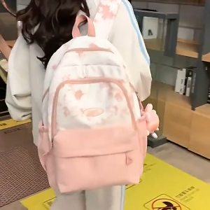 【Hadiah Gratis✅】Tas Ransel Ins Jepang Korea import Fashion Lucu Wanita Backpack Siswa Kecil Tas Sekolah Kekinian Volume Tinggi Cantik