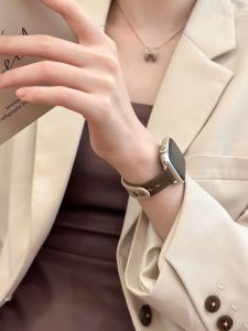 XUEZHANGJIA | Leather Watch Band for Apple Watch Series