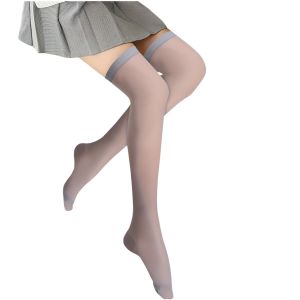 ถุงเท้าต้นขาบางของผู้หญิง15-20mmHg ถุงน่องกันลื่นอเนกประสงค์สามสีคลาสสิก-ให้การรองรับที่อ่อนโยนเหมาะสำหรับกิจกรรมประจำวันทำให้ Comfort และความกระชับที่ยาวนานสง่างาม