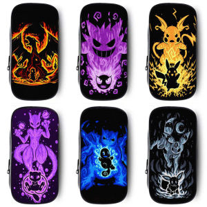 Hộp Đựng Bút Chì Pokemon Pikachu Ghos Ghost Dành Cho Học Sinh Tiểu Học Trung Học Cơ Sở Nam Học Sinh Hộp Đựng Bút Chì Canvas Hoạt Hình