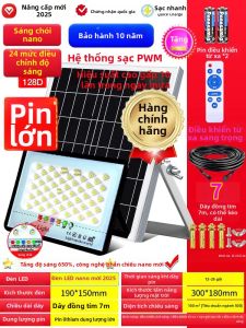 MaiMeng | Đèn Ngoài Trời Sáng Công Suất Cao Sử Dụng Năng Lượng Mặt Trời