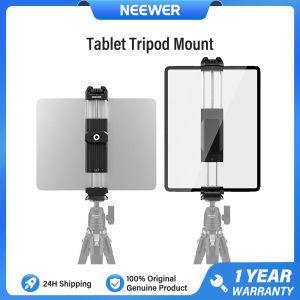 NEEWER máy tính bảng kim loại chủ cho iPad Bộ chuyển đổi lắp ráp giá ba chân với giày lạnh Arca loại cơ sở Nato giao diện 1/4 "vít phổ kẹp máy tính bảng PA100