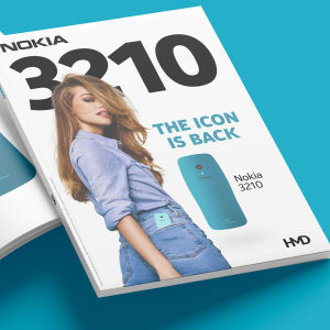 Nokia 3210&3210 Barça 4G Phone 2.4 Inches Screen Cloud Apps Function 2MP Rear Cam Bluetooth 5.0 1450 mAh Type-C Charging